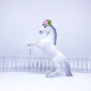 Rearing White Unicorn Adult