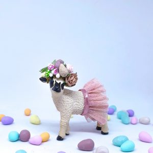 Black and White Standing Lamb