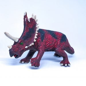 Burgundy Triceratops Standard Dinosaur