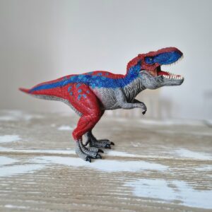 Schleich Large Red and Blue Tyrannosaurus Rex Trex