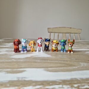 Set of 8 Paw Patrol Cake Toppers